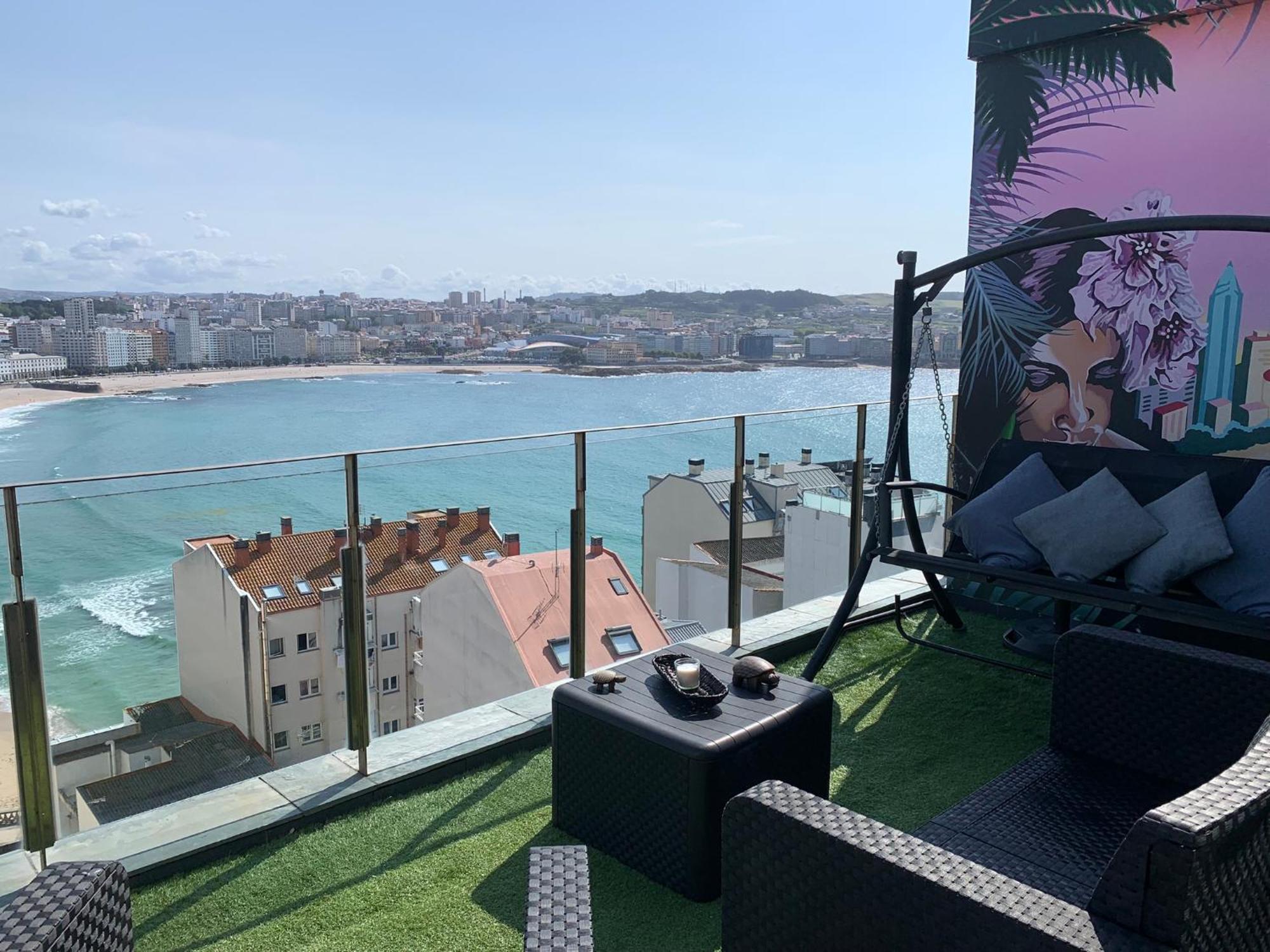 Apartamento Vistas Coruna 3 Habitaciones A Coruna Ngoại thất bức ảnh