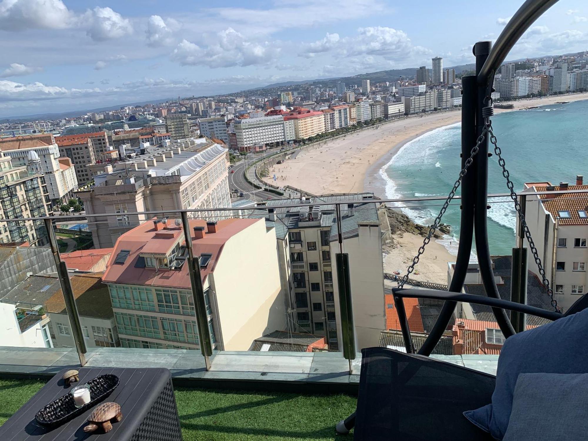 Apartamento Vistas Coruna 3 Habitaciones A Coruna Ngoại thất bức ảnh